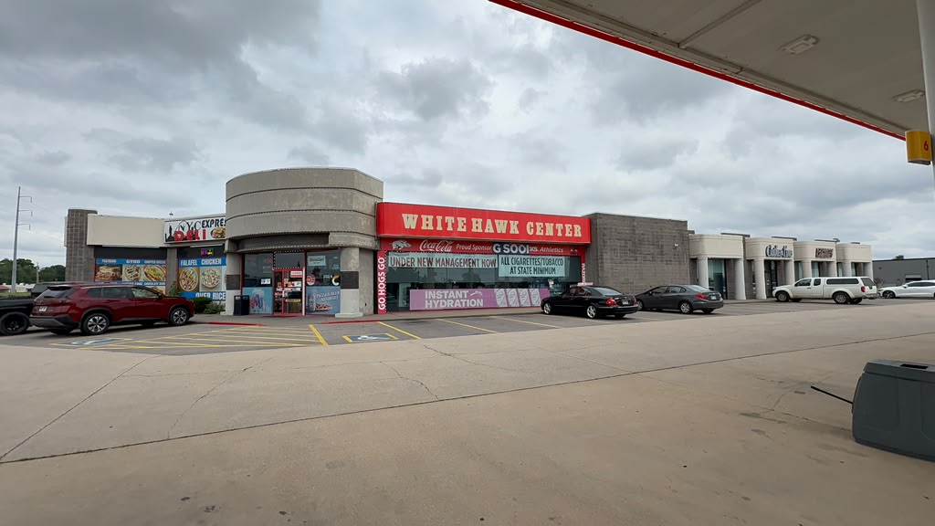 Shell station view